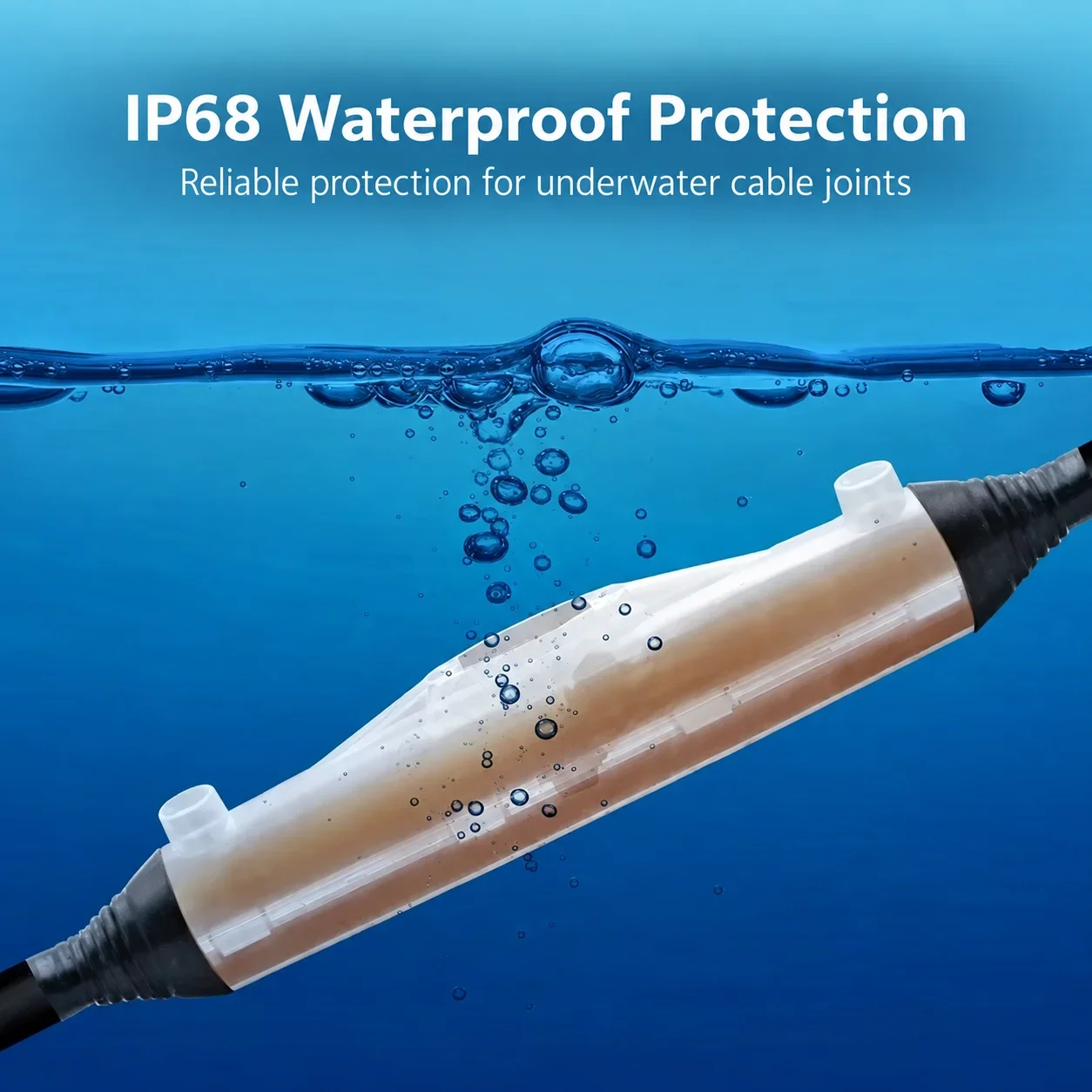Outdoor 1kv Glue Filled Waterproof Junction Box IP68 Street Lamp Buried Submersible Pump Underwater Wire Waterproof Junction Box image 5
