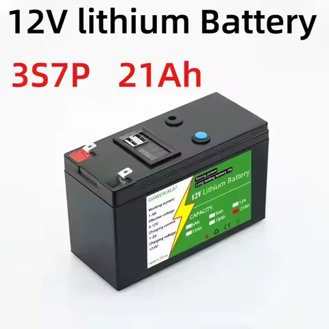 12V lithium Battery 21Ah 18650 Rechargeable battery pack for solar energy electric vehicle LED lights battery