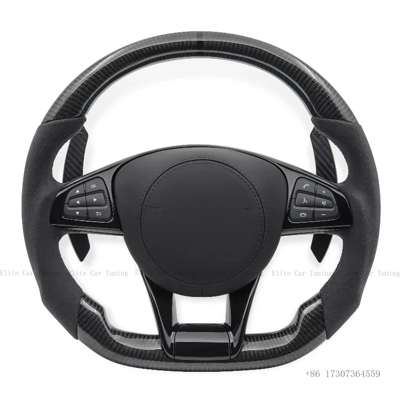 

Подходит для Mercedes-Benz AMG W213 W205 W222 W212 W204 W205 W463 W464 C63 E63 G63 S63 GLE GLC GLS: рулевое колесо Plug and Play