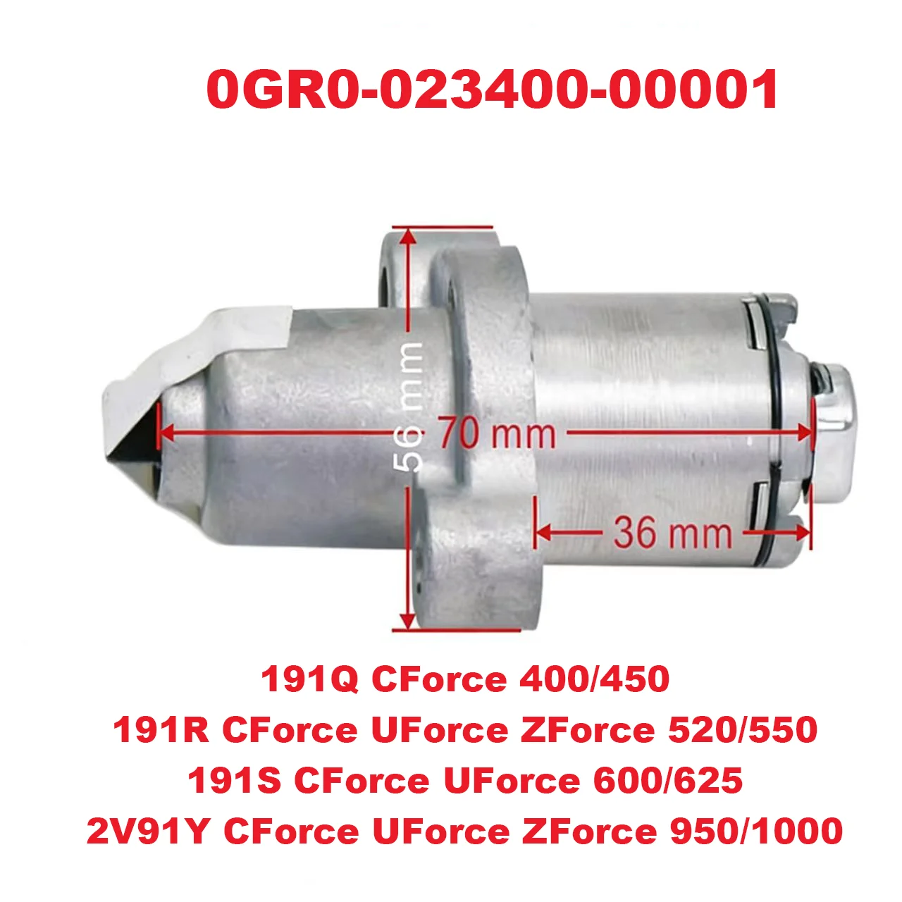 

Натяжитель цепи ГРМ 0GR0-023400-00001, совместимый с CFmoto CF450, CF550, U5, Z5 ATV, UTV