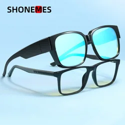 Shonemes Color Blindness Fit Over Prescription Glasses Colorweakness Wrap Around Eyeglass Red Green Blind Eyewear for Daltonism