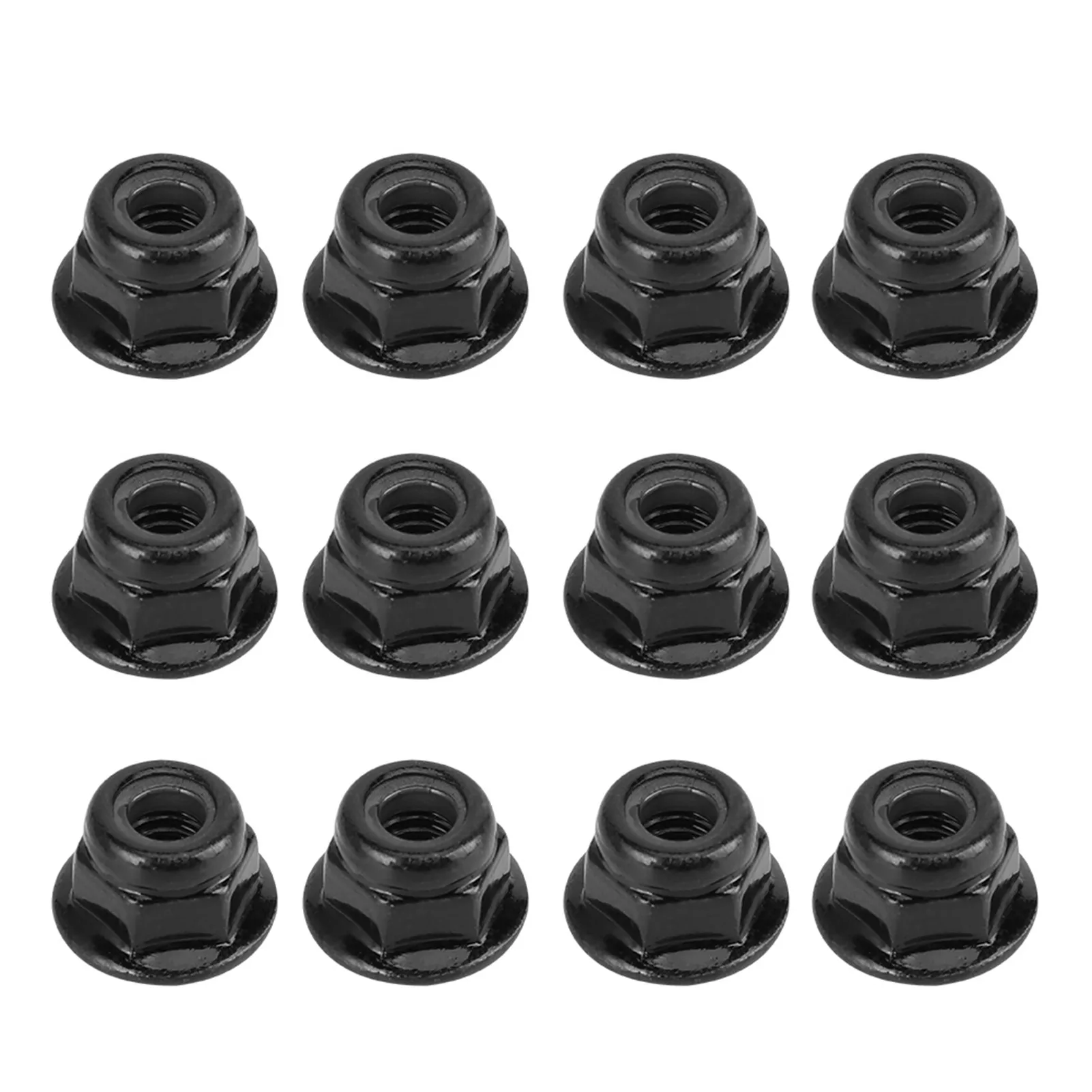 12PCS NonSlip Tire 4mm Lock Nut for Axial Traxxas TRX4 TRX6 SCX10 1/10 RC Model Car