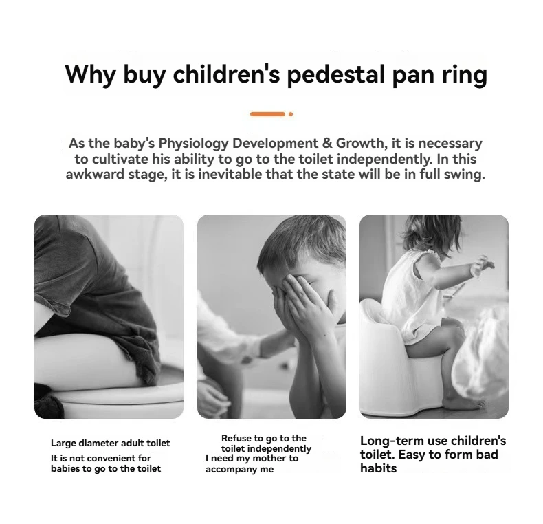 عبوة مقاعد تواليت للأطفال، أنماط كرتونية متنوعة، مادة PVC ناعمة، مع مقابض، لتدريب قعادة الأطفال الصغار