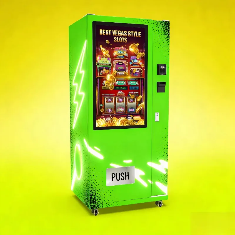 FL Lottery Kiosk Stand Big Screen Popular Amusement Metal Body Middle East 24h Service SDK for Downtown Areas Customized