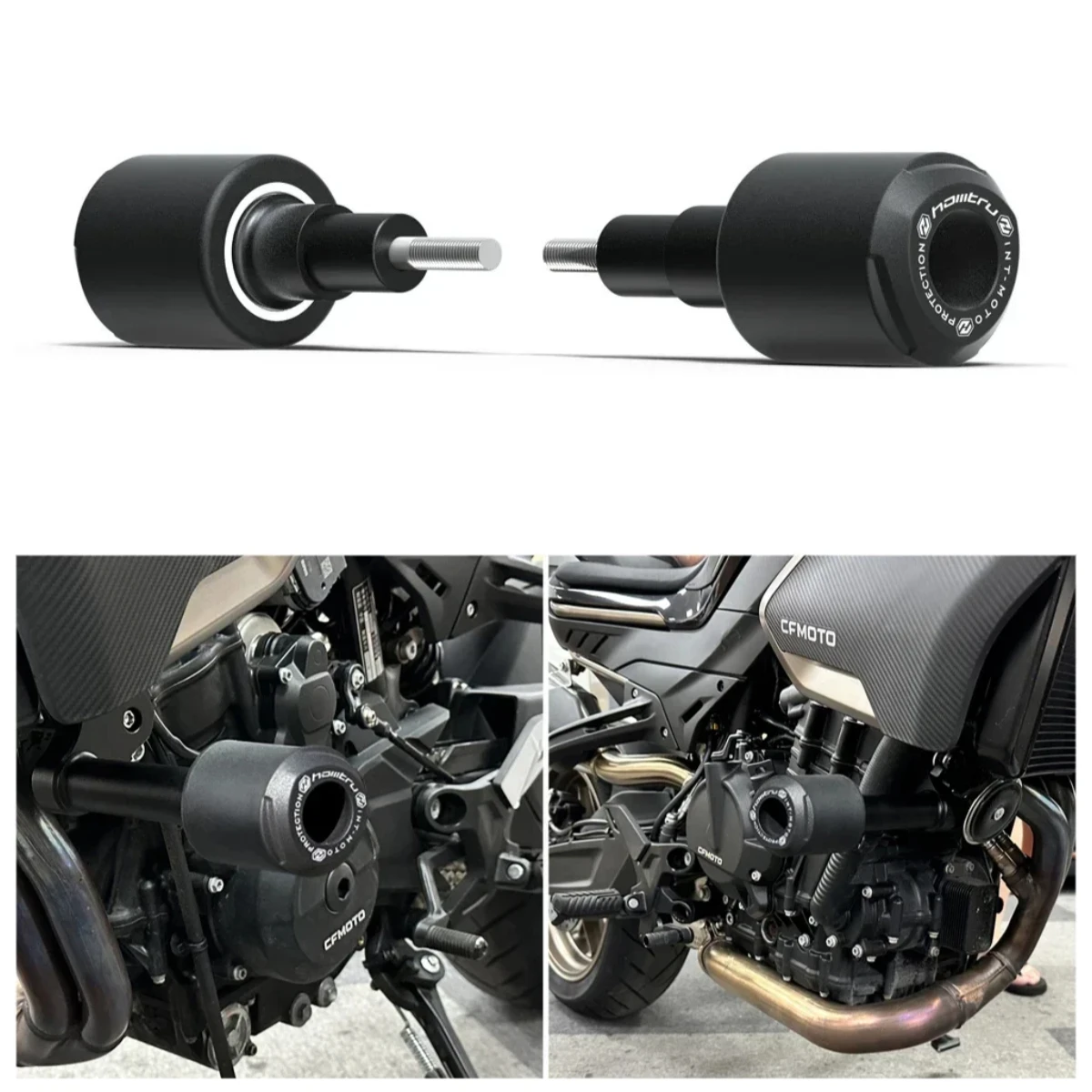 

For Kawasaki H2 SX SE 2018-2024 Frame Sliders Crash Protector