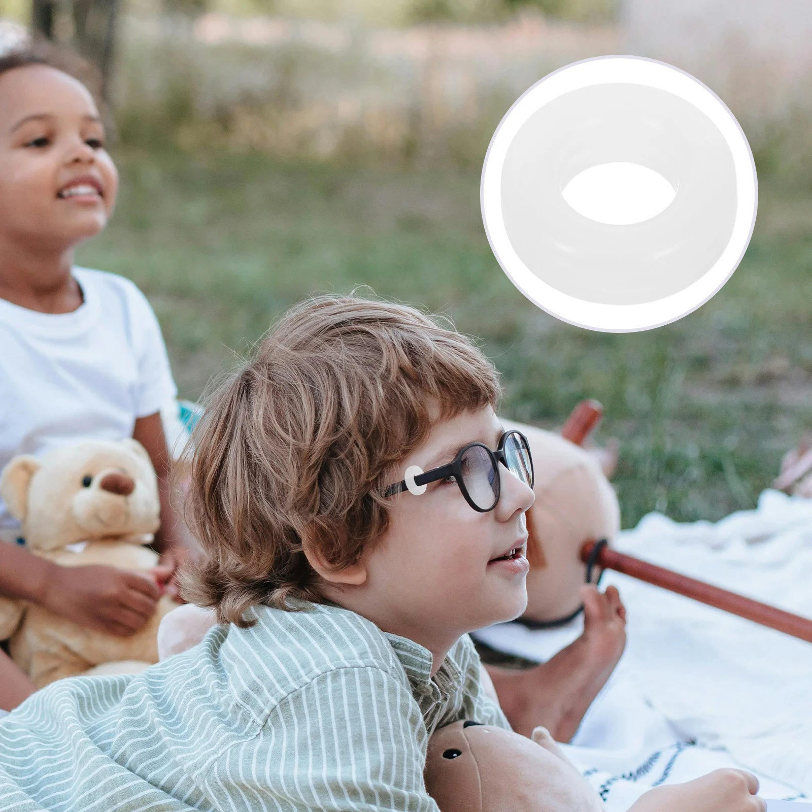 

20Pairs Glasses Anti-Skid Silicone Ring Eyeglasses Retainer Round Fit Adults Prevent Slipping Daily Outdoor Activity Use