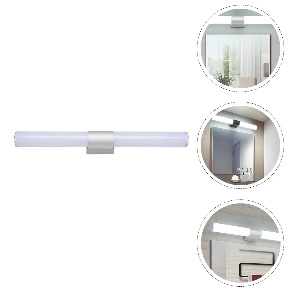 1 pçs led espelho luz frontal branco moderno lâmpada de parede maquiagem banheiro vaidade armário luz portátil brilho iluminação