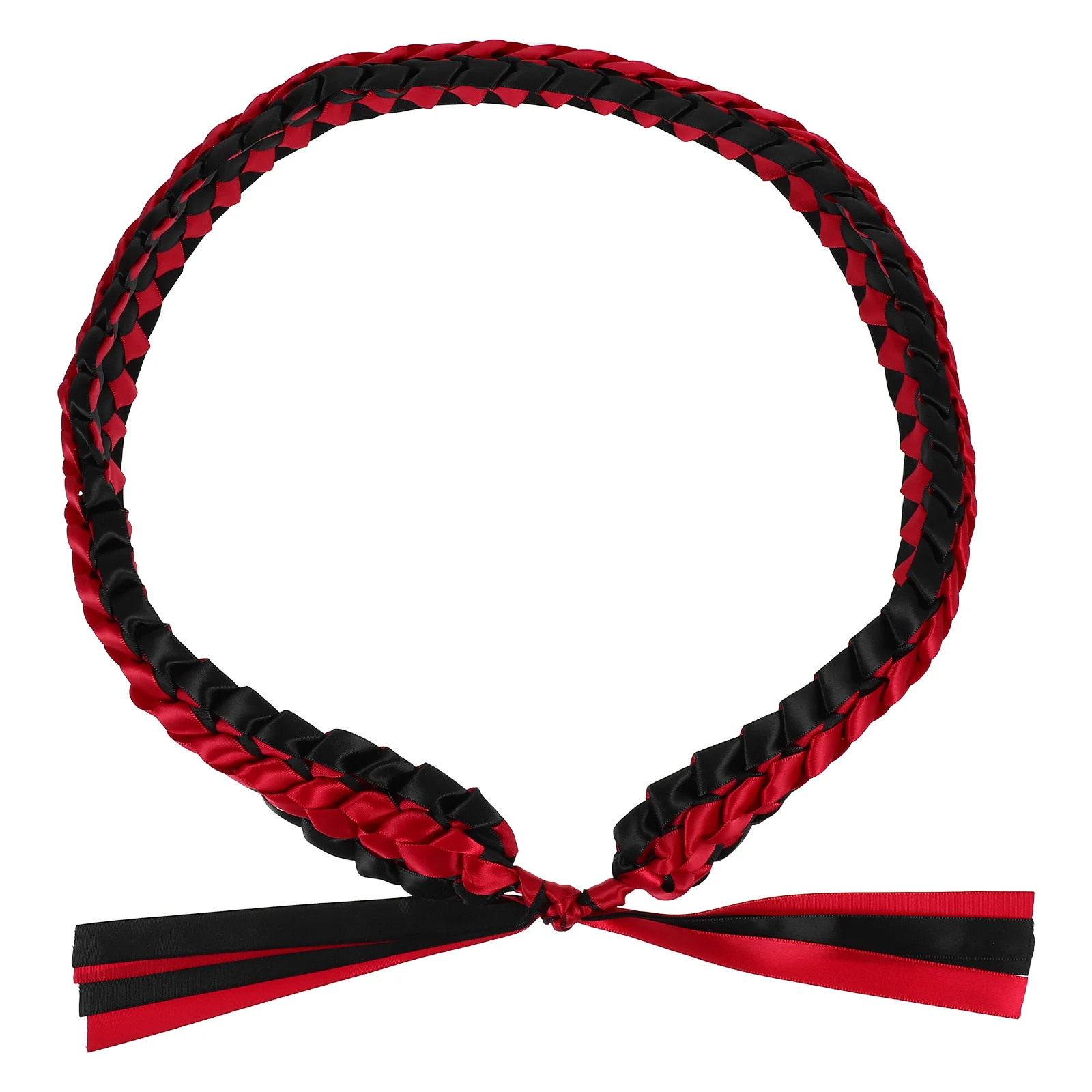

Necklace Ribbon Honor Braided Leis Graduation Celebration to Weave Decorations Red College