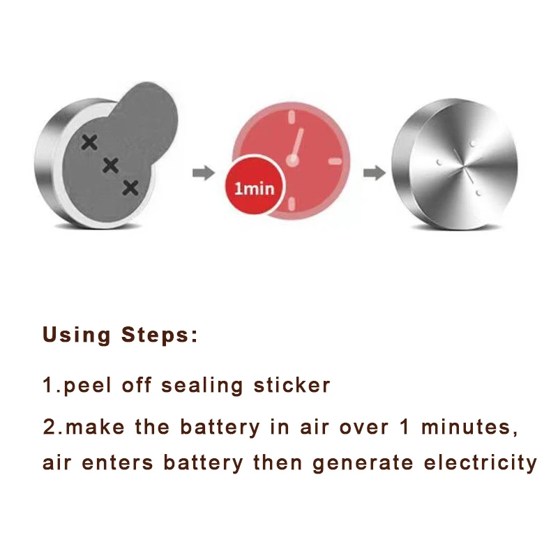 Hearing Aid Batteries 13 a13 13a p13 PR48 Zinc Air Cell Button Battery 1.45v for Hearing Aids use Battery Size 13 with BOX