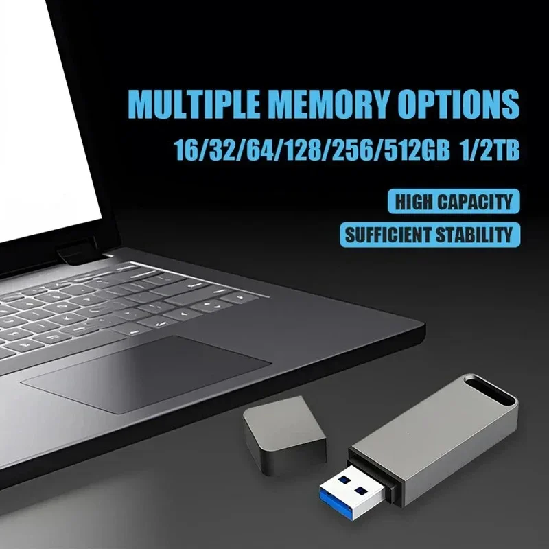 Xiaomi USB 3.2 Flash Drive Pen Drive ad alta velocità 4TB 8TB 16TB Tipo-C Memoria USB impermeabile in metallo per dispositivi di archiviazione del computer Nuovo