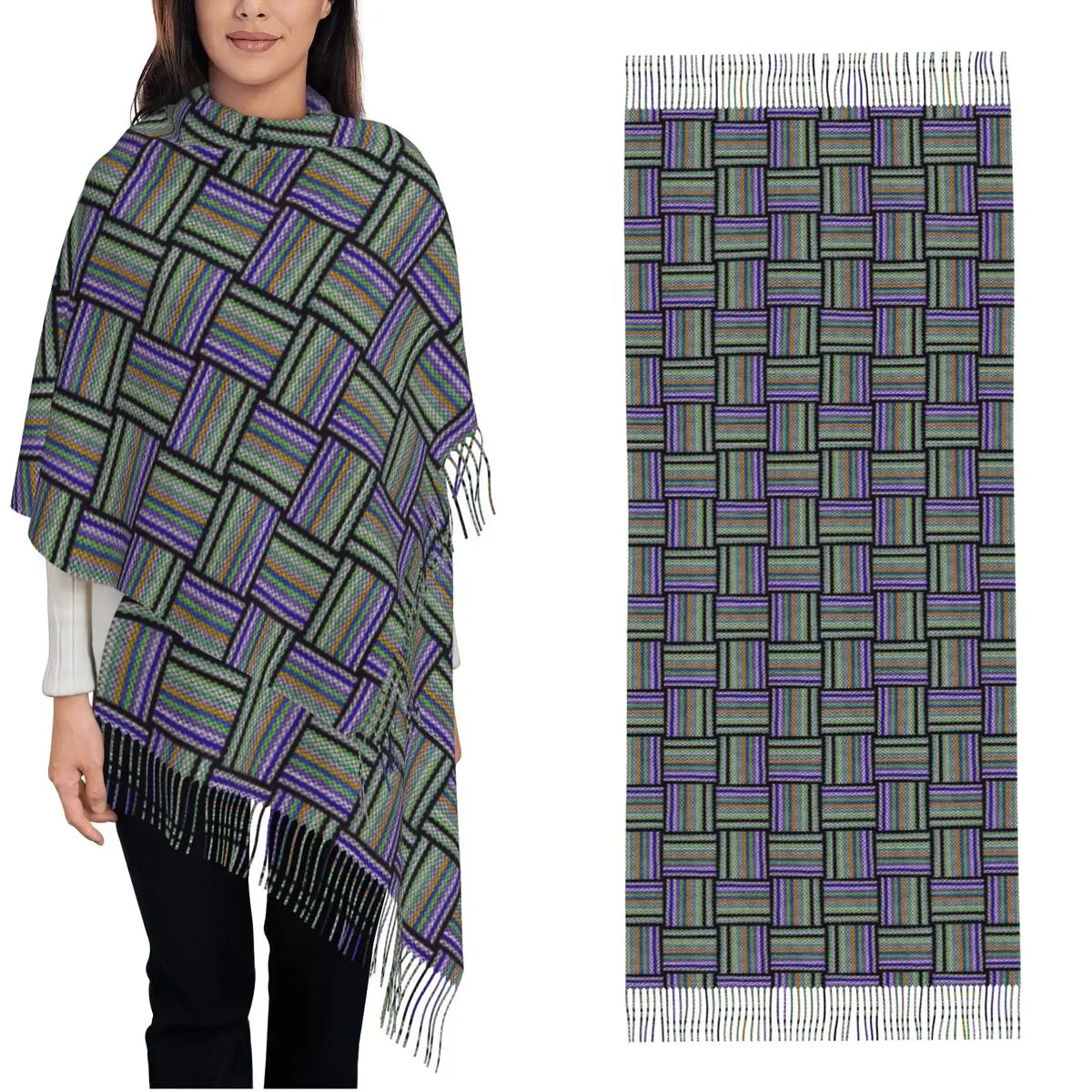 Women Scarf Warm Pa… - image
