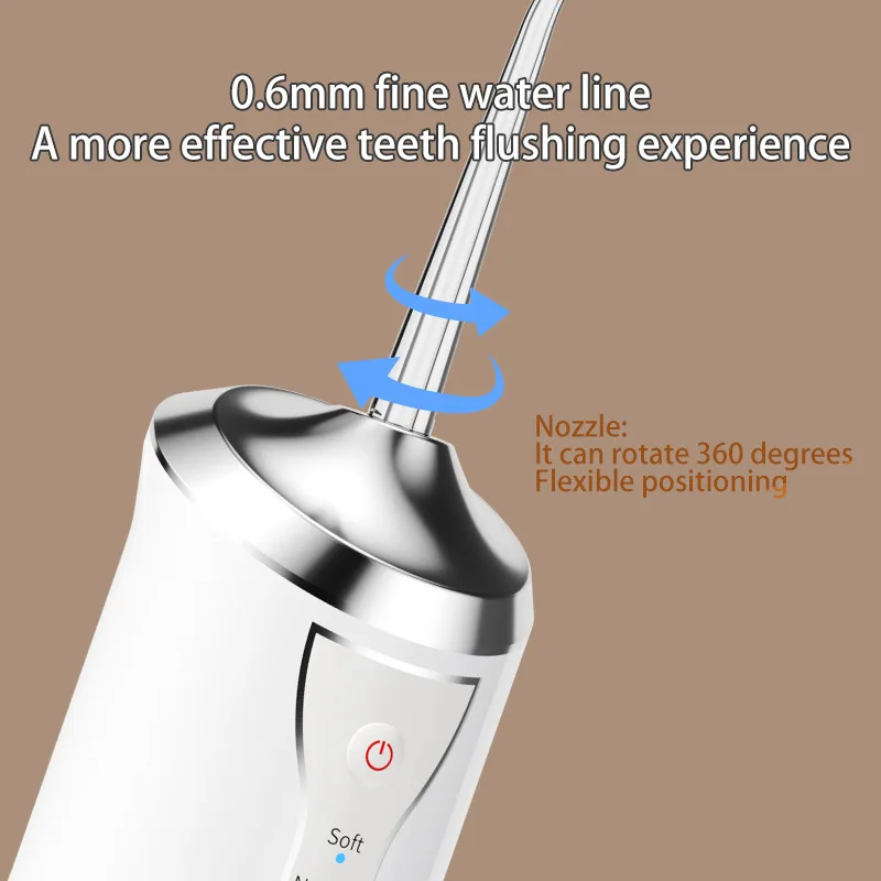 Dental Irrigator, Portable Scaler, Household Water Flosser, Teeth Cleaning, Oral Care, Water Jet Line, Scaler