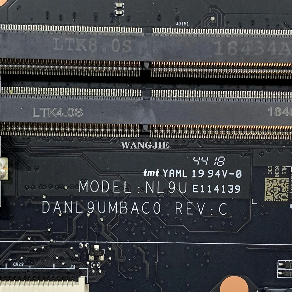 Imagem -03 - Lenovo-placa-mãe do Portátil Thunderobot 911 Gráfico 4g Danl9umbac0 I78750 Cpu 1050ti 4gb I79750h Gtx1050 100 Testado ok