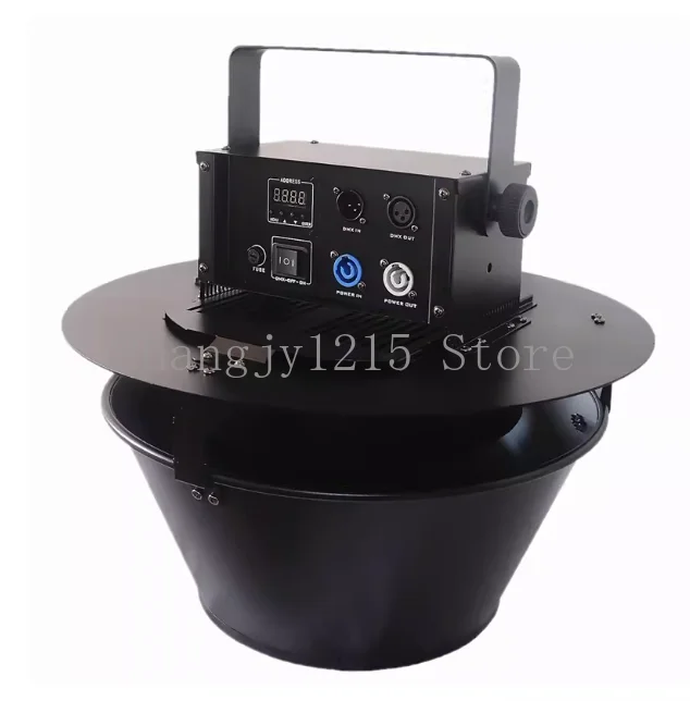 Swirl Confetti Machine Stage FX Machine Portable Colorful Paper Mini Swirl Floating Ceiling Confetti Blower Machine DMX Remote