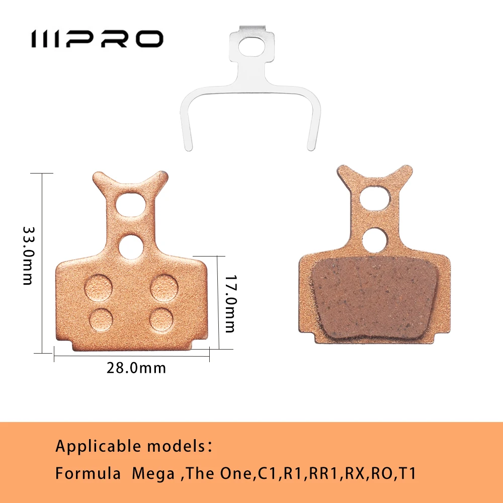 وسادات فرامل قرصية IIIPRO - معدنية ملبدة لـ MT200/M355/M785/MT2، SRAM BB7، Hope |   وسادات فرامل الدراجة الجبلية والطرق تناسب الجميع