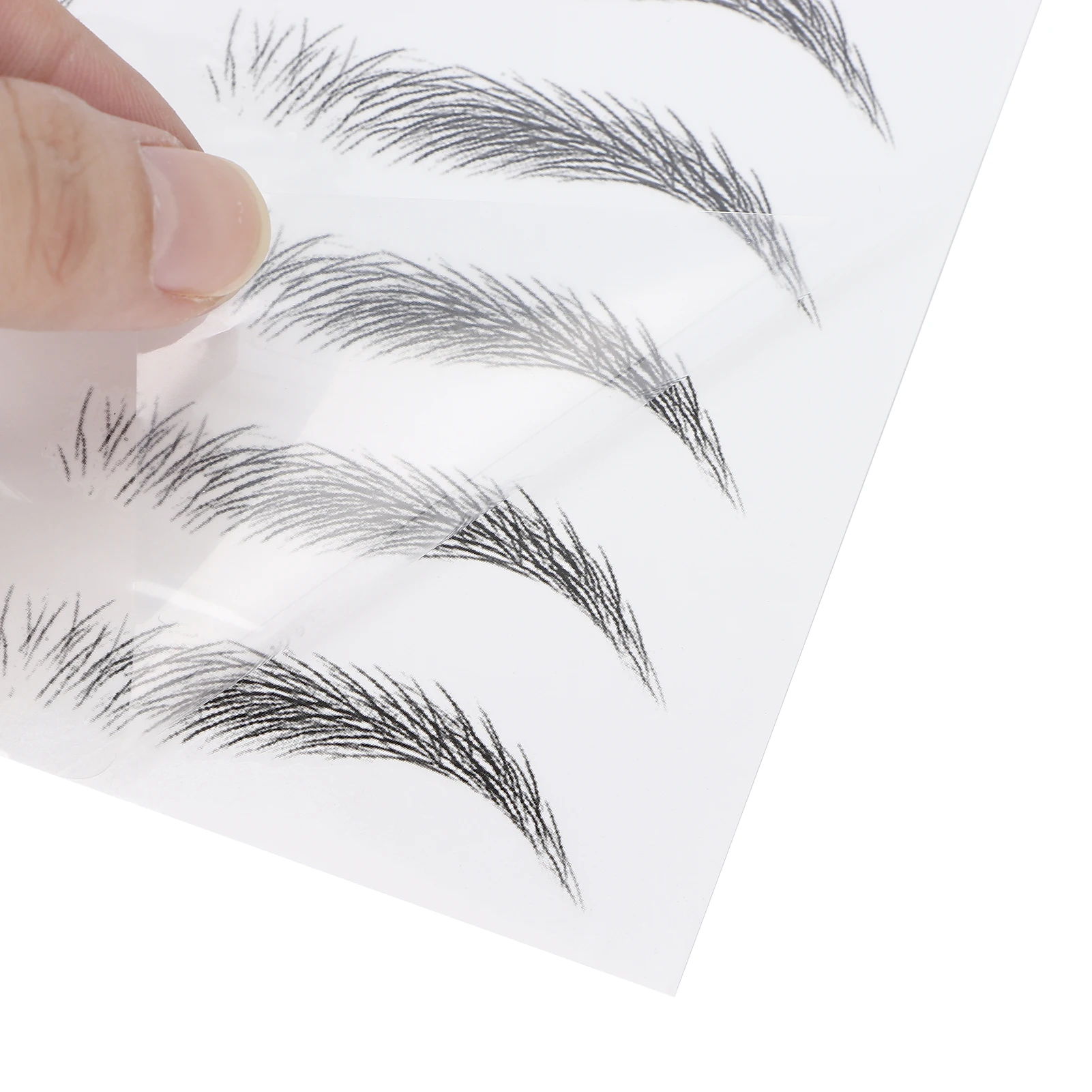 Long Lasting Eyebrow Transfers Sticker Household Portable Waterproof Safe Women Black Eyebrow Tattoo Sticker Makeup Tools