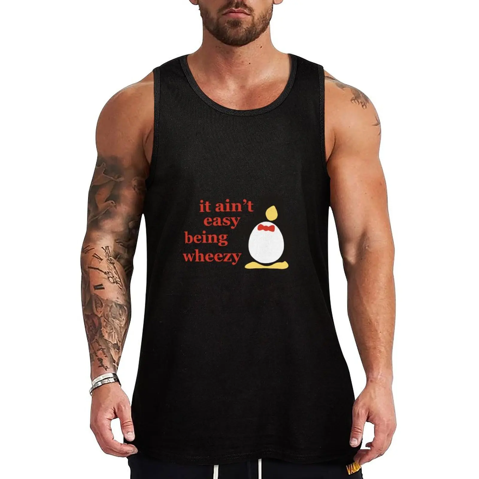 

it aint easy being wheezy Tank Top Comfort Basic Tank Top Cotton Sleeveless Daily Shirt