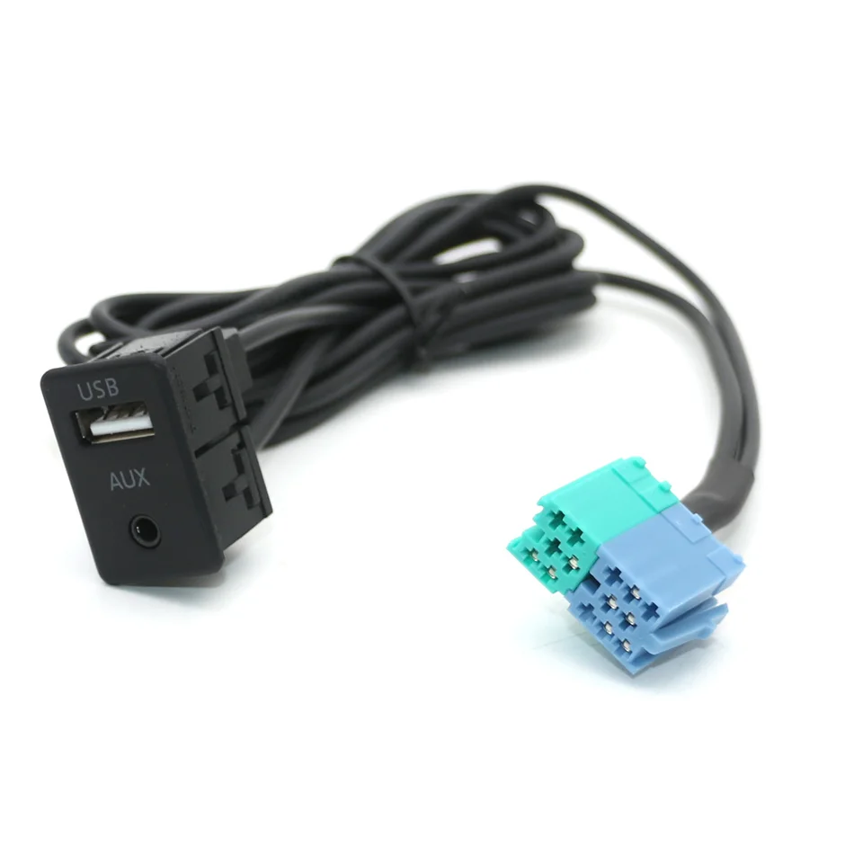 Radio Specialty OEM-Style Dash Flush Mount USB & 3.5mm Aux Extension Cable