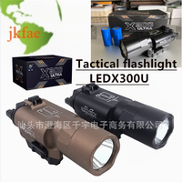 Tactical Surefir Style X300U X300 Ultra X300U-A Flashlight for Pistol Light Airsoft Helmet Light Weapon Torch Strobe 800 Lumens