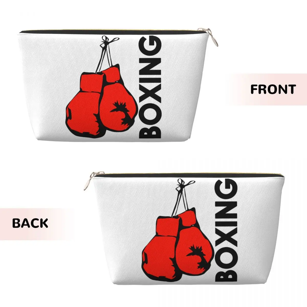 Custom Boxing Gloves Boxer Gift Travel Cosmetic Bag Women Toiletry Makeup Organizer Ladies Beauty Storage Dopp Kit