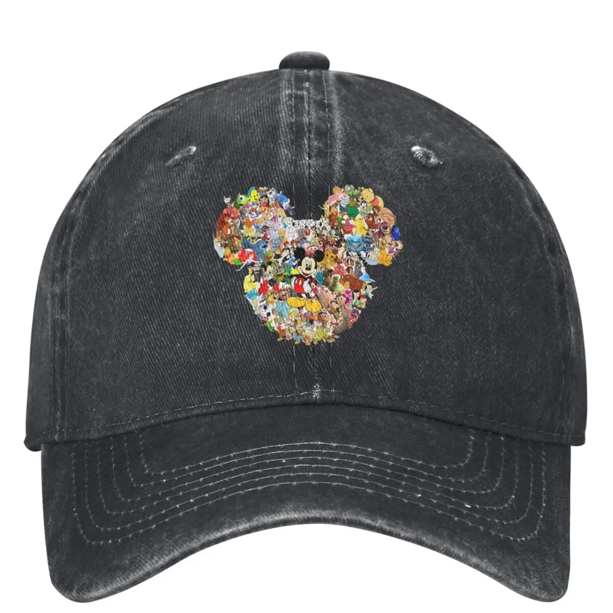 Mickey And Friends Mickey Mouse Head Baseball Cap Hiking Fishing Trucker Hat Women Men Fashion Sunscreen Baseball Caps