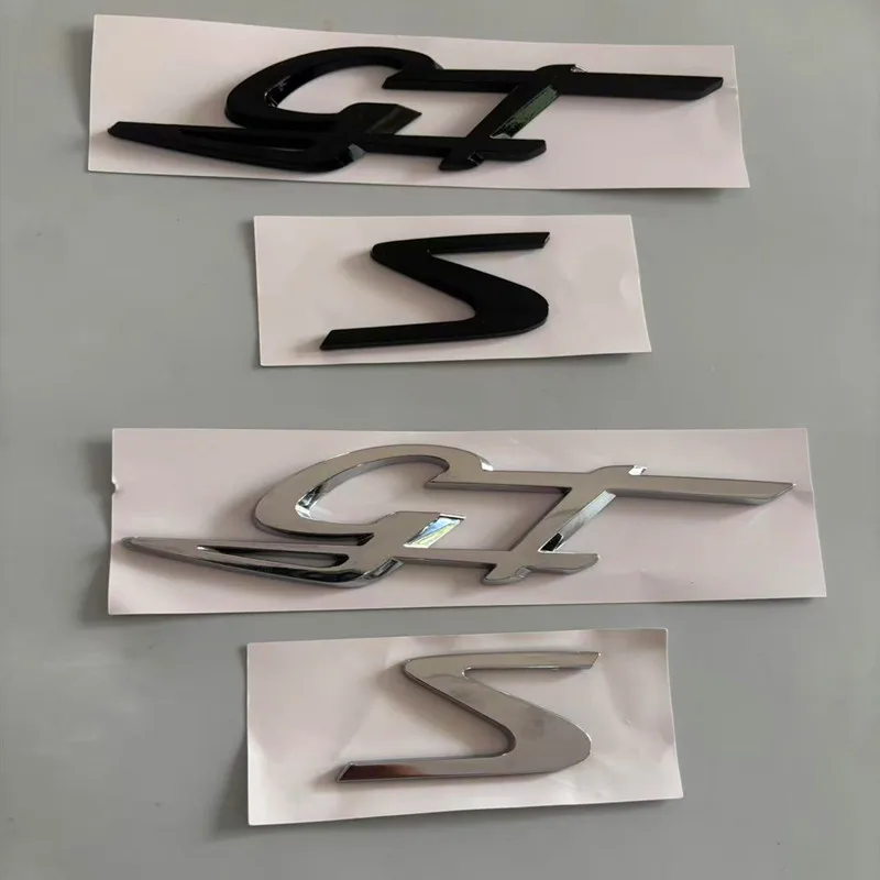 

Car 3D Metal GT Logo Badge Emblem Decals Sticker For Maserati Levante Quattroporte Ghibli Modena GT MC20 Styling Accessories