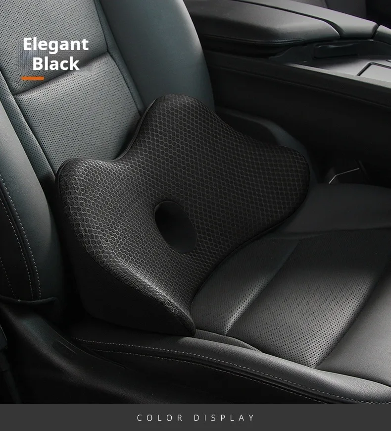 1 stücke Memory Foam Reise Auto Zurück Kissen Orthopädische Massage Sitz Matte Stuhl Büro Nickerchen Pad Auto Kissen Zurück Kissen – Detail 12
