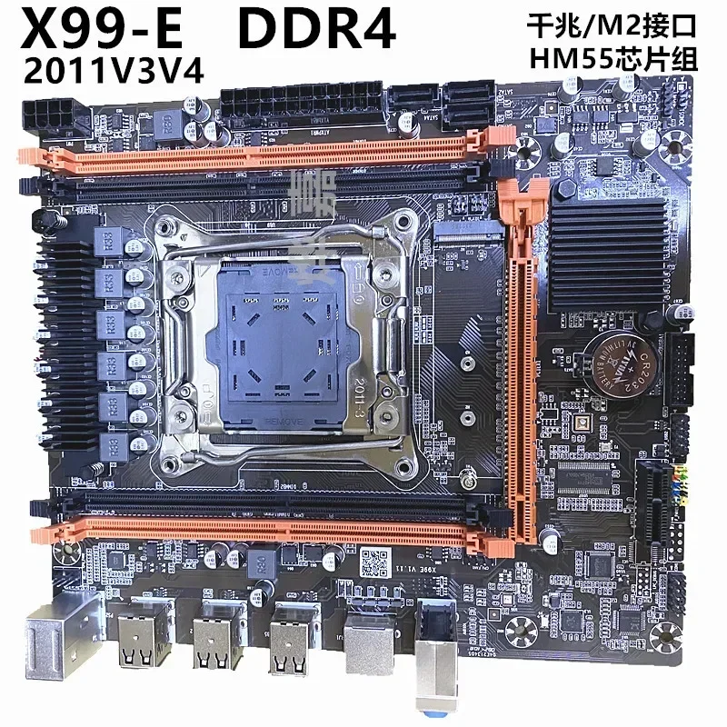 

Новая основная плата компьютера X99 ECC DDR4 памяти LGA2011-V3 контактная основная плата подходит для E52650 2670V4cpu