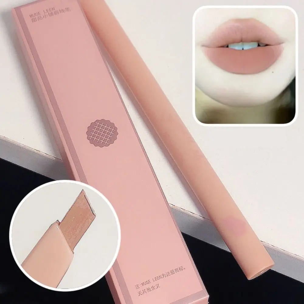 1Pc Milk Matte Smooth Lip Liner Pen Makeup Waterproof Lasting Contouring 3D Lips Stick Pencil Nude Pink Lip Tint Lips Cosmetic