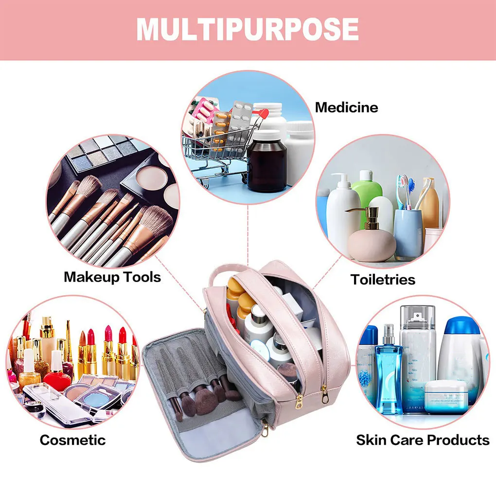 Stylish And Convenient Toiletry Bag For Women - For Organizing Cosmetics Convenient And Practical