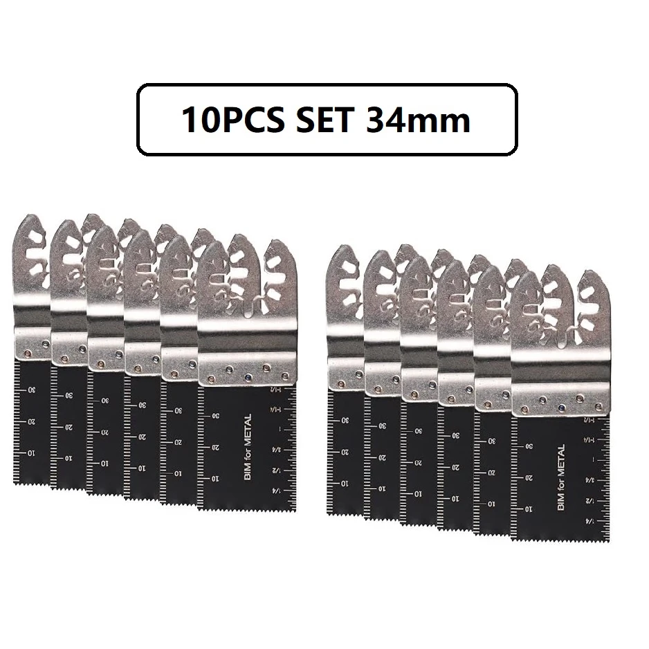 

10/20/50pcs Bi-metal Multitool Saw Blade Oscillating Blade Multi Tool Circular Saw Blades For Fein Makita Wood Cutting Kit