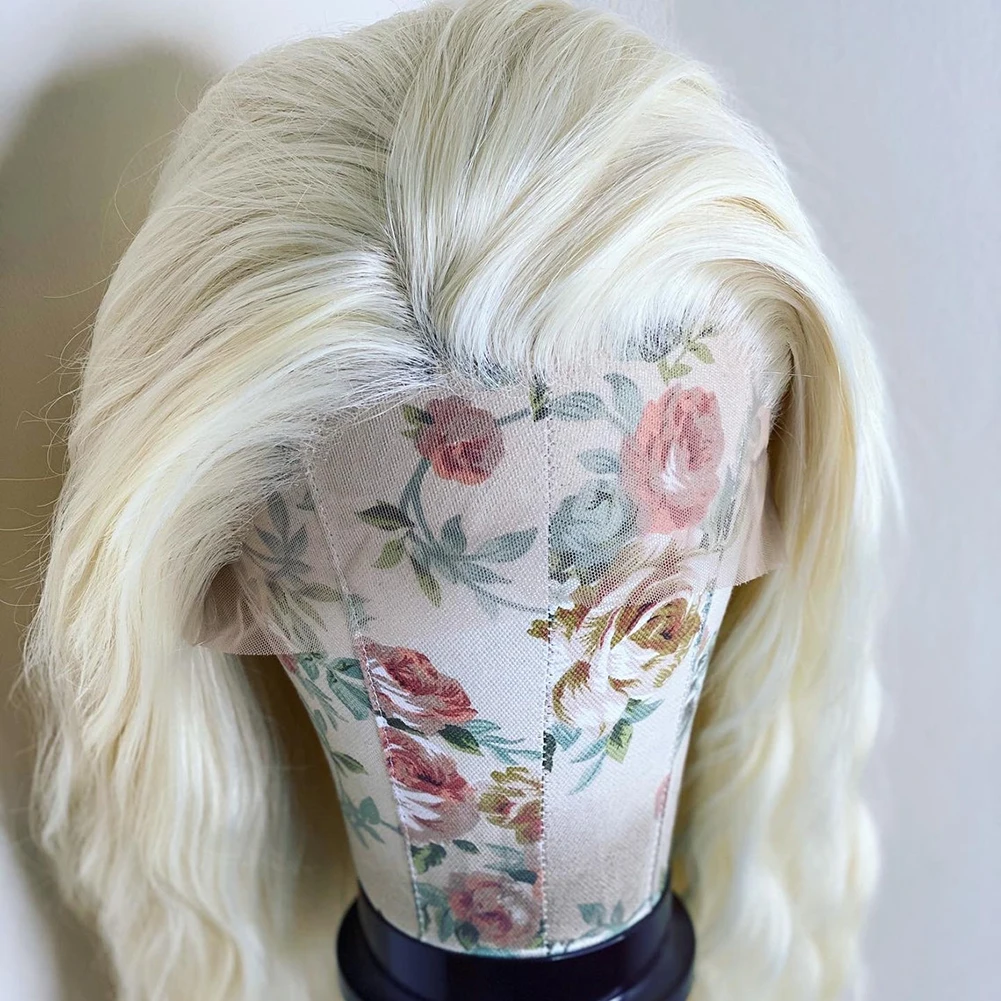 بيرناردو مجعد الباروكات الاصطناعية الدانتيل شعر مستعار أمامي شعر مستعار أشقر الشعر الطبيعي أمامي شعر مستعار للنساء جزء الحرة الفضة رمادي الباروكات