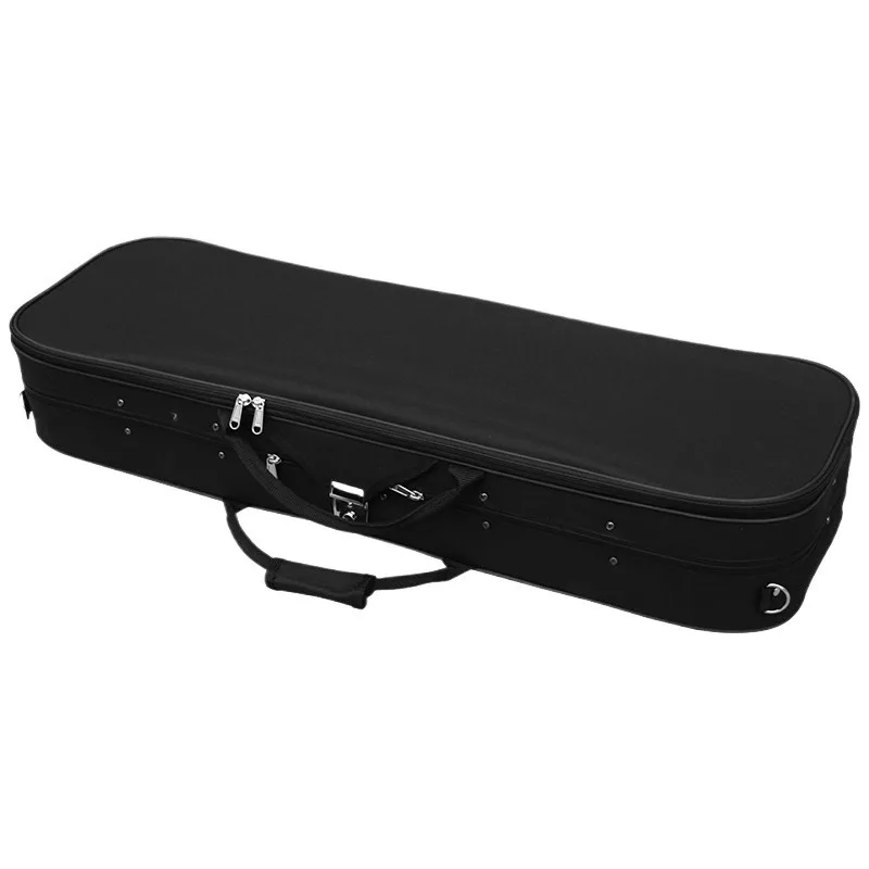 Portable Violin Box Waterproof Violin Storage Case Lightweight Square Box Violins Shoulders Bag Stage Performance Accessories