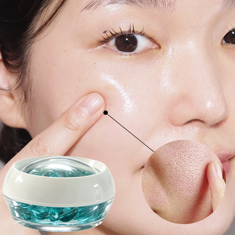 Copper Peptide Green Capsule Face Essence Deep Skin Barrier Repair Minimize The Look Of Pores Refine Rough Texture Make Skin Smo