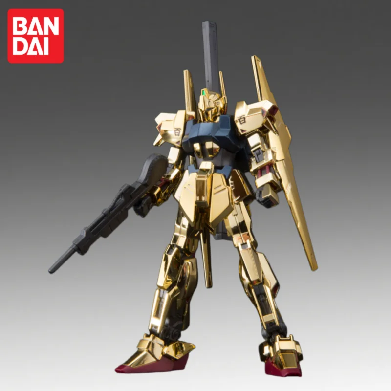 

In Stock Bandai Original Hg1/144 Gundam Model Hyaku Shiki Action Figure Model Doll Brand New Boxed Anime Characters Toys Model