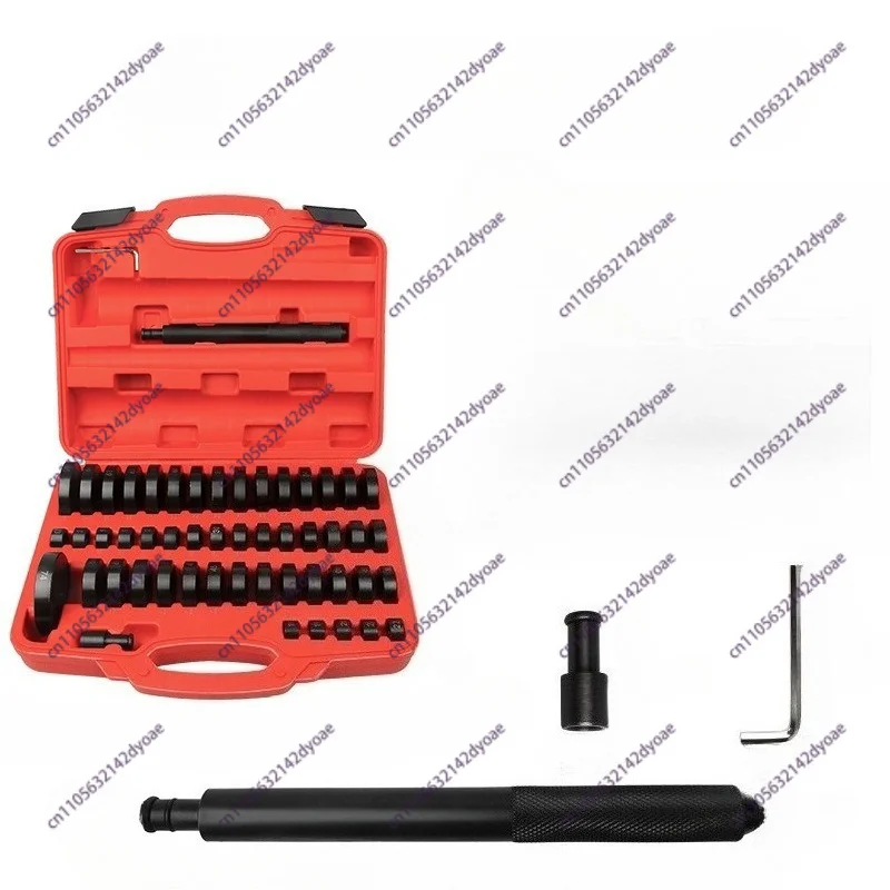 52 Pieces Oil Seal Disassembly Tool Wheel Hub Bearing Installation And Disassembly Pressure Liner Rubber Sleeve