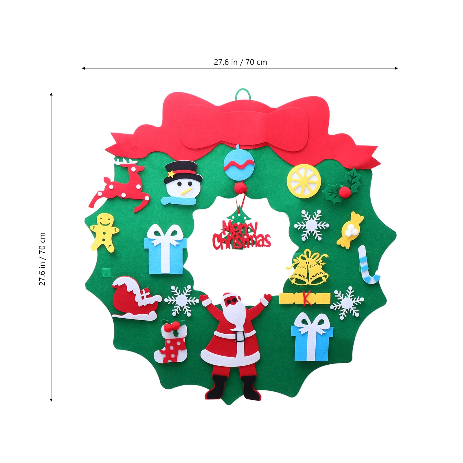 

Felt Christmas Xmas Decorations Felt Tree Pendant Party nament Kids Bedroom DIY Xmas Pendant Party Fireplace