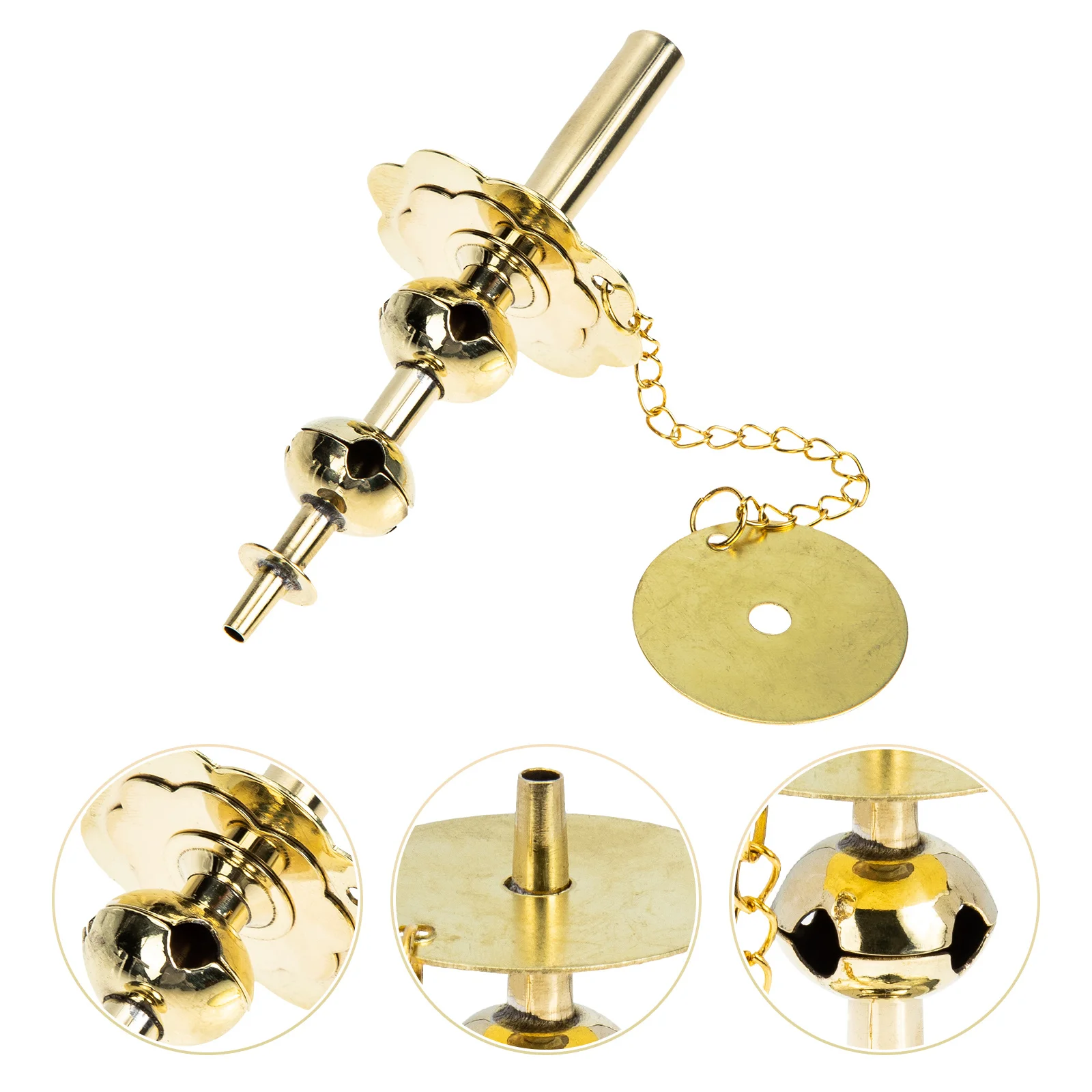 

Copper Core Suona Accessories Instrument Accessory Pole Musical Inch Golden Fitting