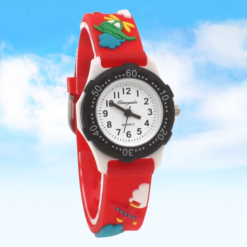 

3D Cartoon Quartz Kids Watch Sports Fashion Time Learning Watch for Boys & Girls Student Birthday Gift