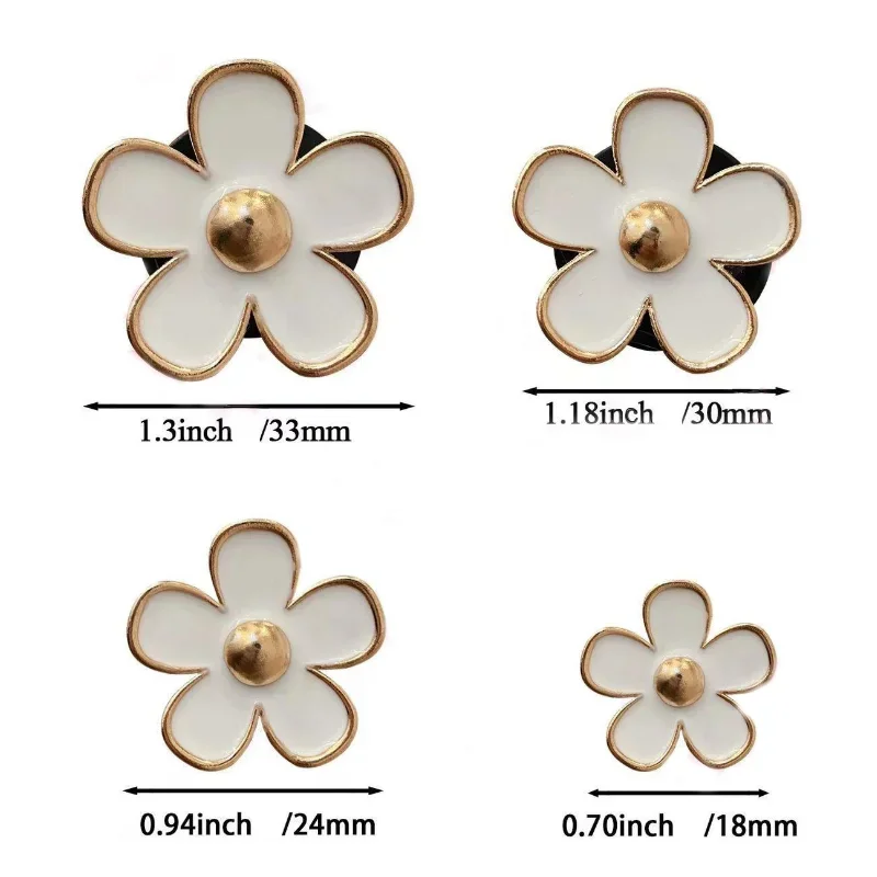 4PC Kwiatowy wylot samochodowy Wentylator Klipsy do perfum Odświeżacz powietrza Dyfuzor Kondycjonowanie Aromaterapia Klips do perfum Dekoracja wnętrza samochodu — zdjęcie 7