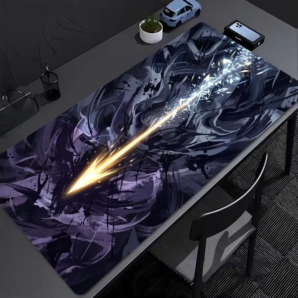 XXL Sci-fi Large Mouse Pad Galaxy Spaceship Planet Cosmic Arrow Desk Mat Non-Slip Rubber Gaming Computer Keyboard Mouse Mats