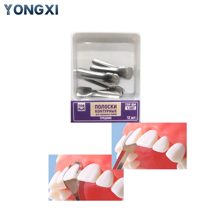 YONGXI Espejos Intraorales Odontologia Anterior Matrices And Proximal Strips Kit for upon restoration of proximal surface Tools