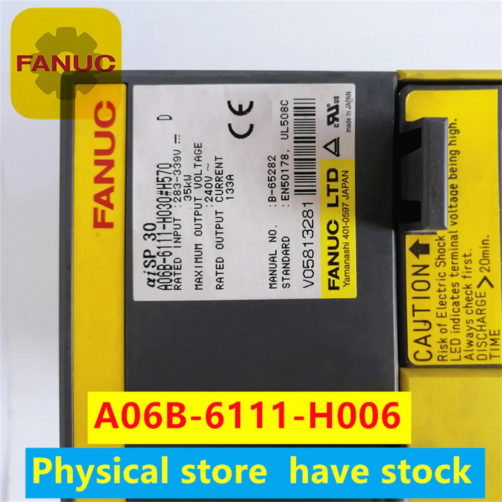 A06B-6111-H030 A06B-6141-H030 FANUC original new servo driver A06B-6111-H030 A06B-6141-H030