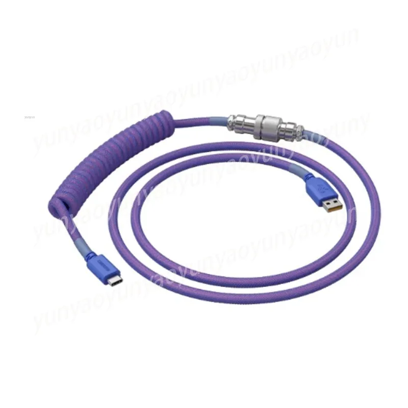 Aviation Plug Data Cable High Sensitive Coding Connection Wire For Computer E-sports Equipment Stable Signa