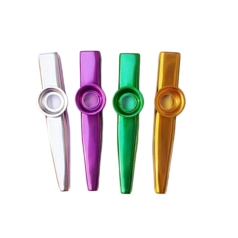 4 pieces of metal clarinet, musical instrument, a great companion for ukulele, violin, guitar and piano keyboard