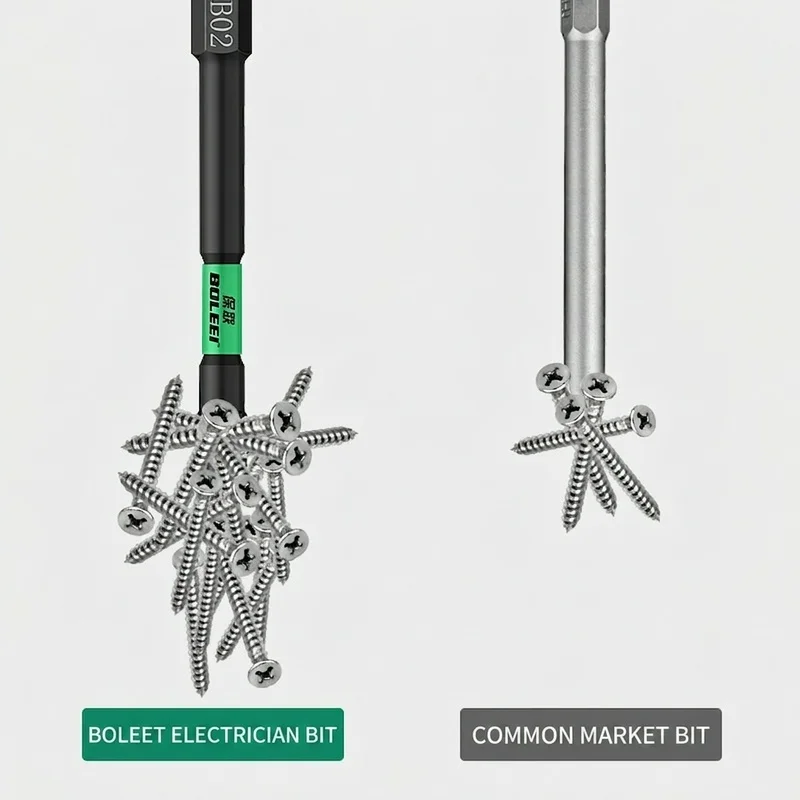 Magnetic Non-slip Drill Driver Magnet Bit S2 Steel Crosshead and Impact Suitable for Electric Hand Screwdriver Holder Tools Date