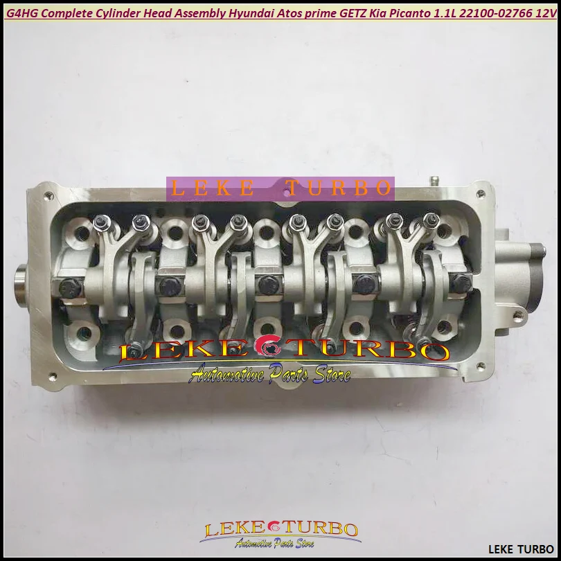 G4HG Engine Complete Cylinder Head Assembly 22100-02766 2210002766 For Hyundai Atos prime GETZ For Kia Picanto 1.1L Petrol SOHC