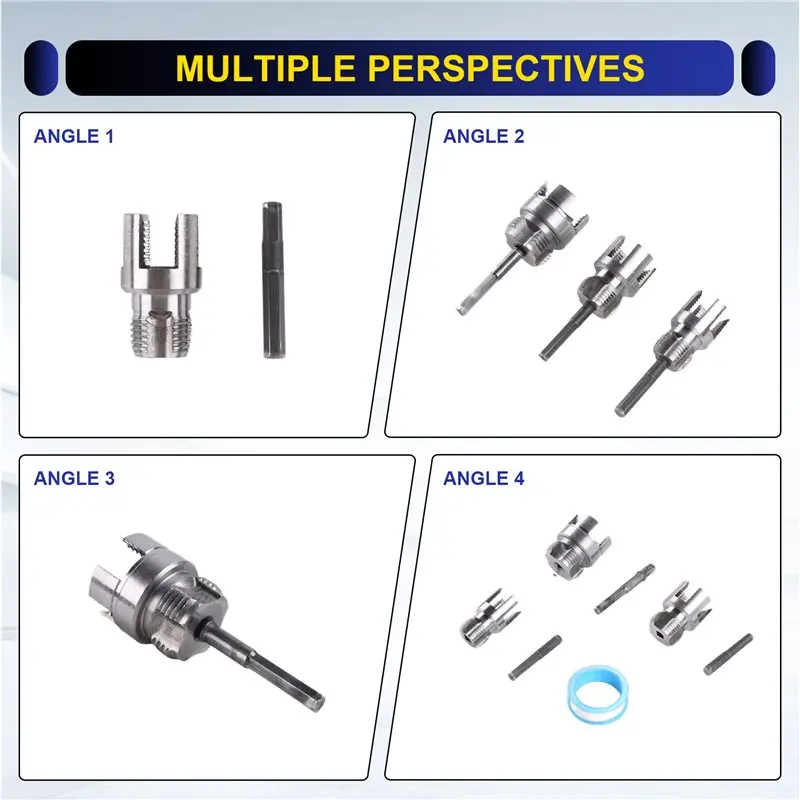 A36T-Internal& External Pipe Threading Tool Set 1/2