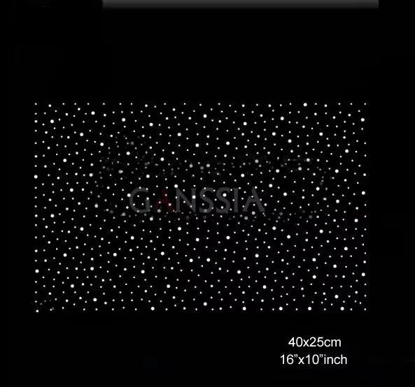 4pcs/lot (40x25cm) Stylish Stars Hotfix Rhinestone Heat Transfer Rhinestone for Embellishment Iron on DIY Accessories(SS-7472)