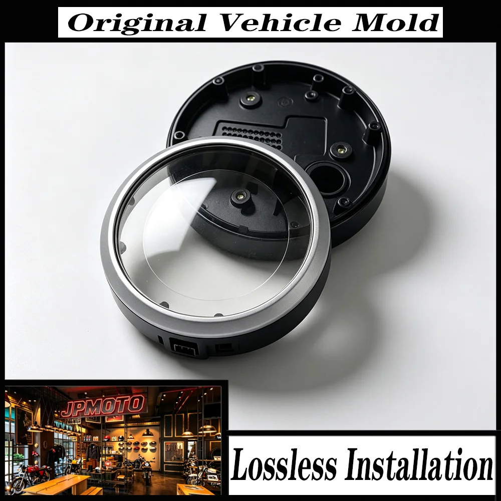 For Ducati Scrambler Desert Sled Cafe Racer Nightshift 400 800 2015-2022 Motorcycle Instrument Speedometer Cover ABS Black